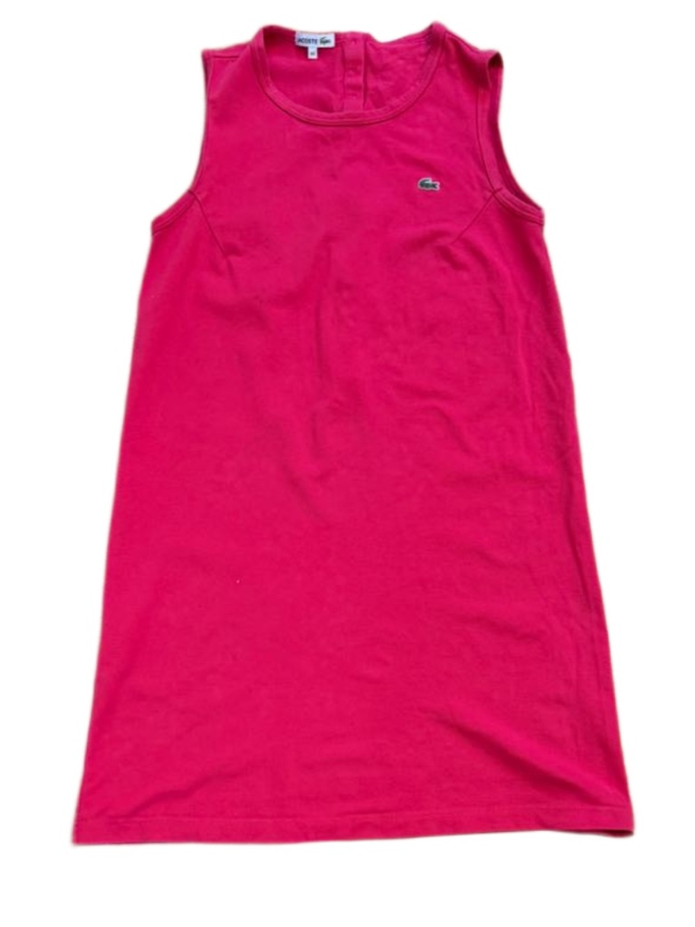 Pristine Berry Bright Pink pique knit shift dress 40 US L